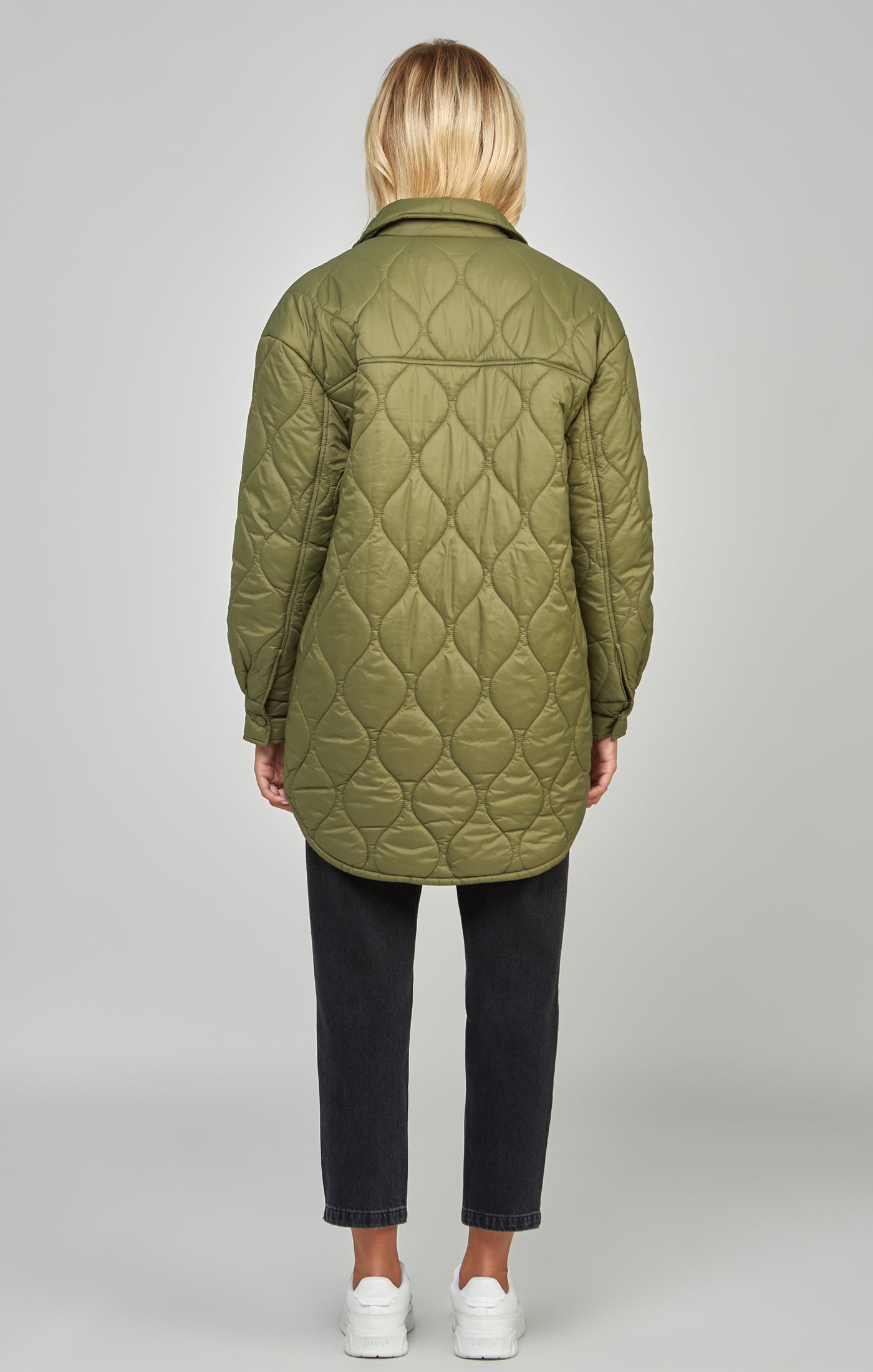 Load image into Gallery viewer, Khaki Lightweight Quilt Jacket (4)