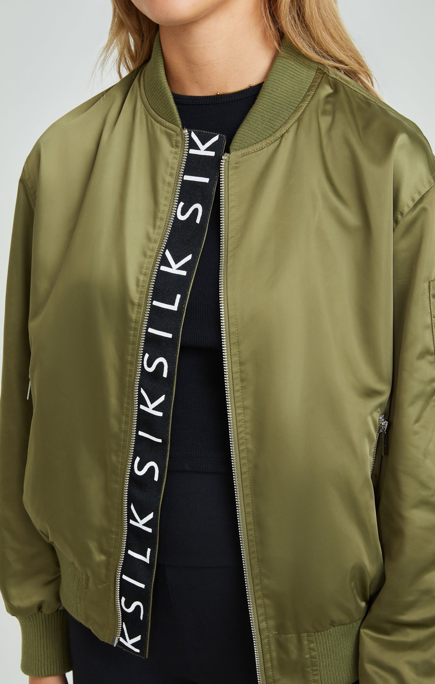 Load image into Gallery viewer, Khaki Classic Bomber (2)