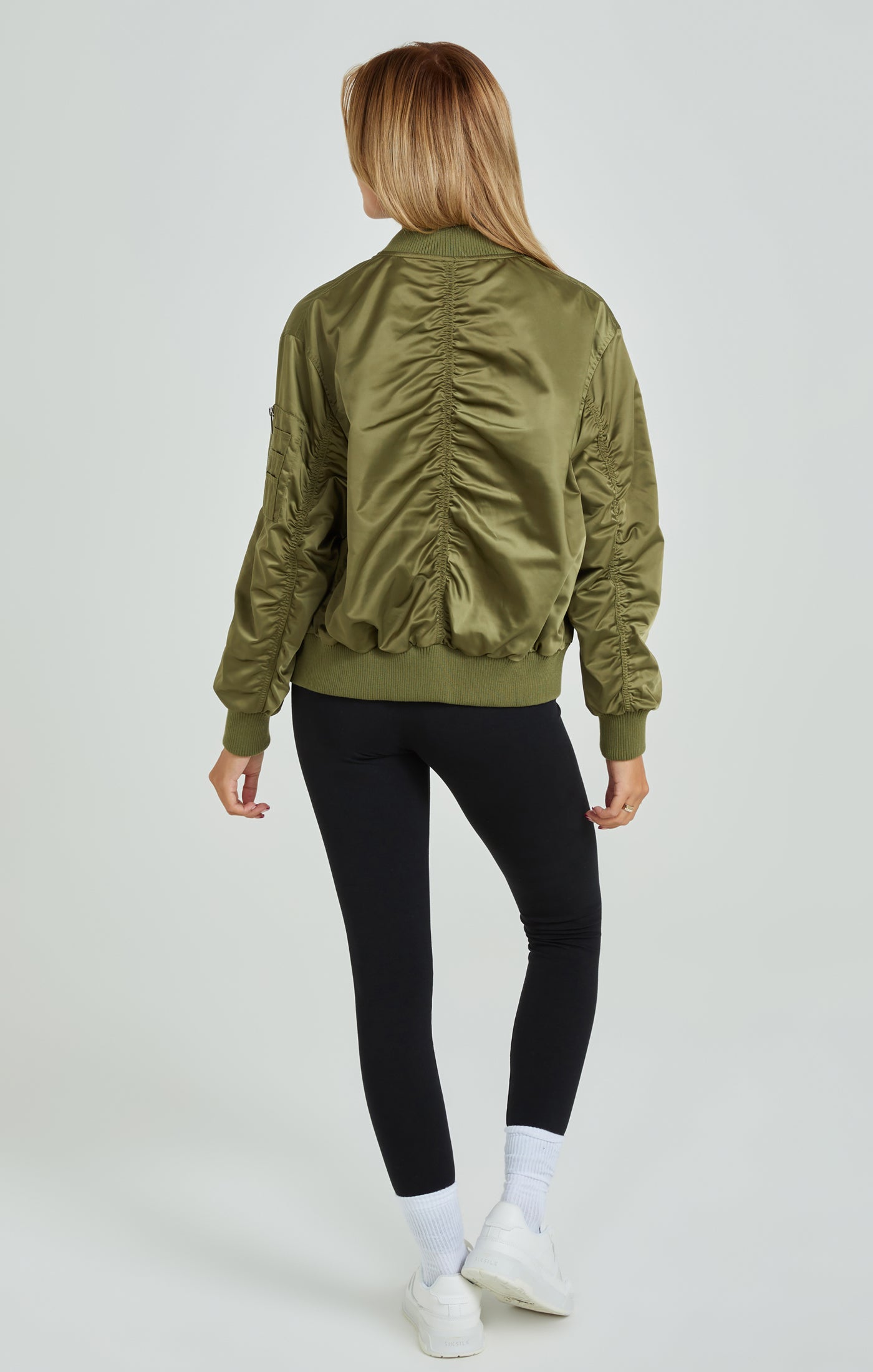 Load image into Gallery viewer, Khaki Classic Bomber (4)