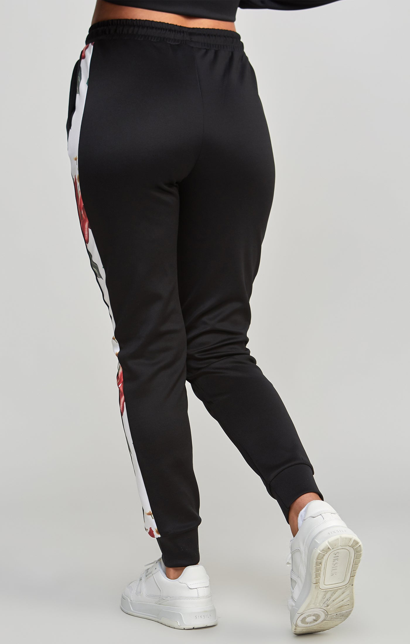 Load image into Gallery viewer, Black Retro Tropics Track Pant (3)