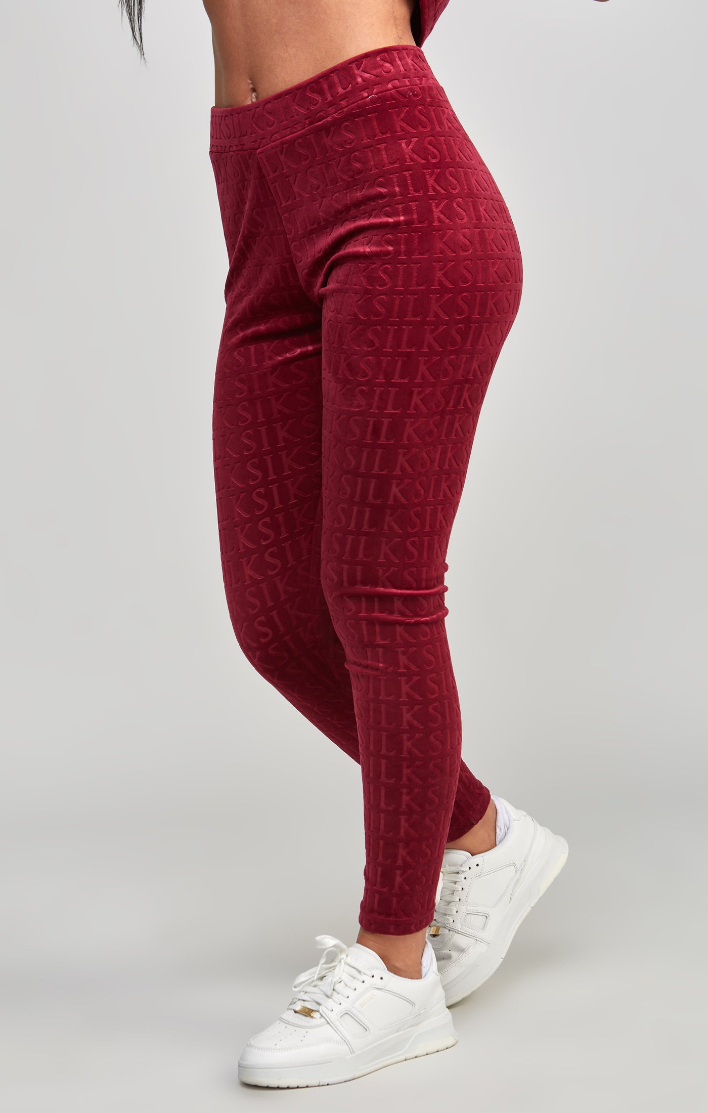 Load image into Gallery viewer, Pink Velour Legging