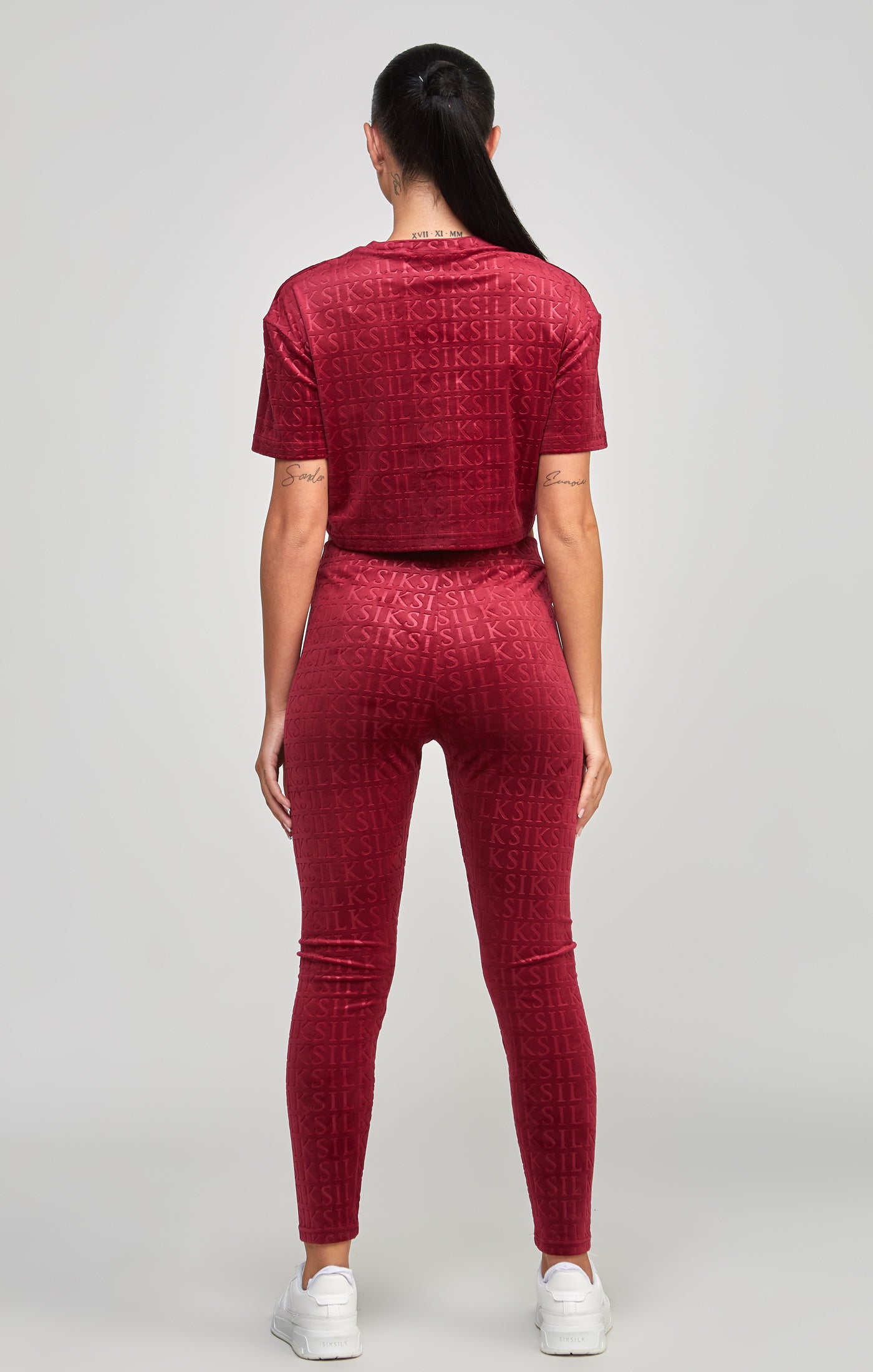 Load image into Gallery viewer, Pink Velour Legging (4)