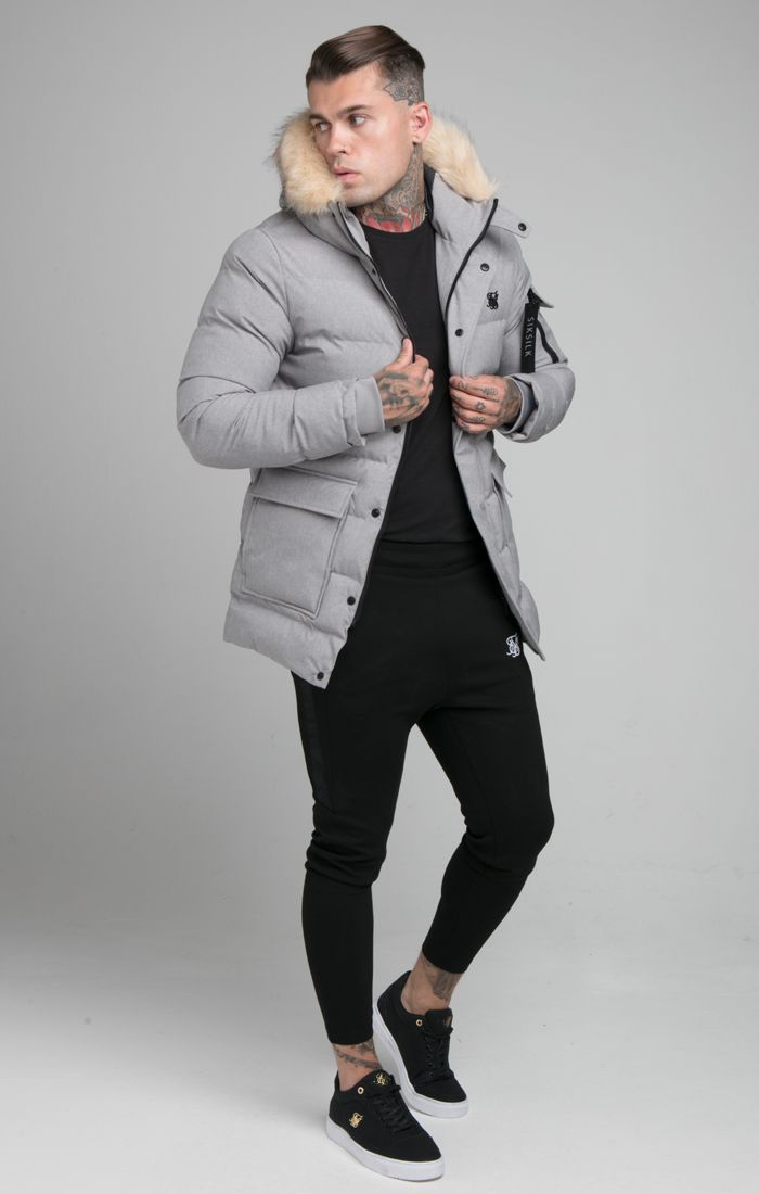 Load image into Gallery viewer, Grey Marl Expedition Parka