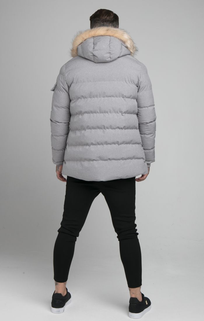 Load image into Gallery viewer, Grey Marl Expedition Parka (2)