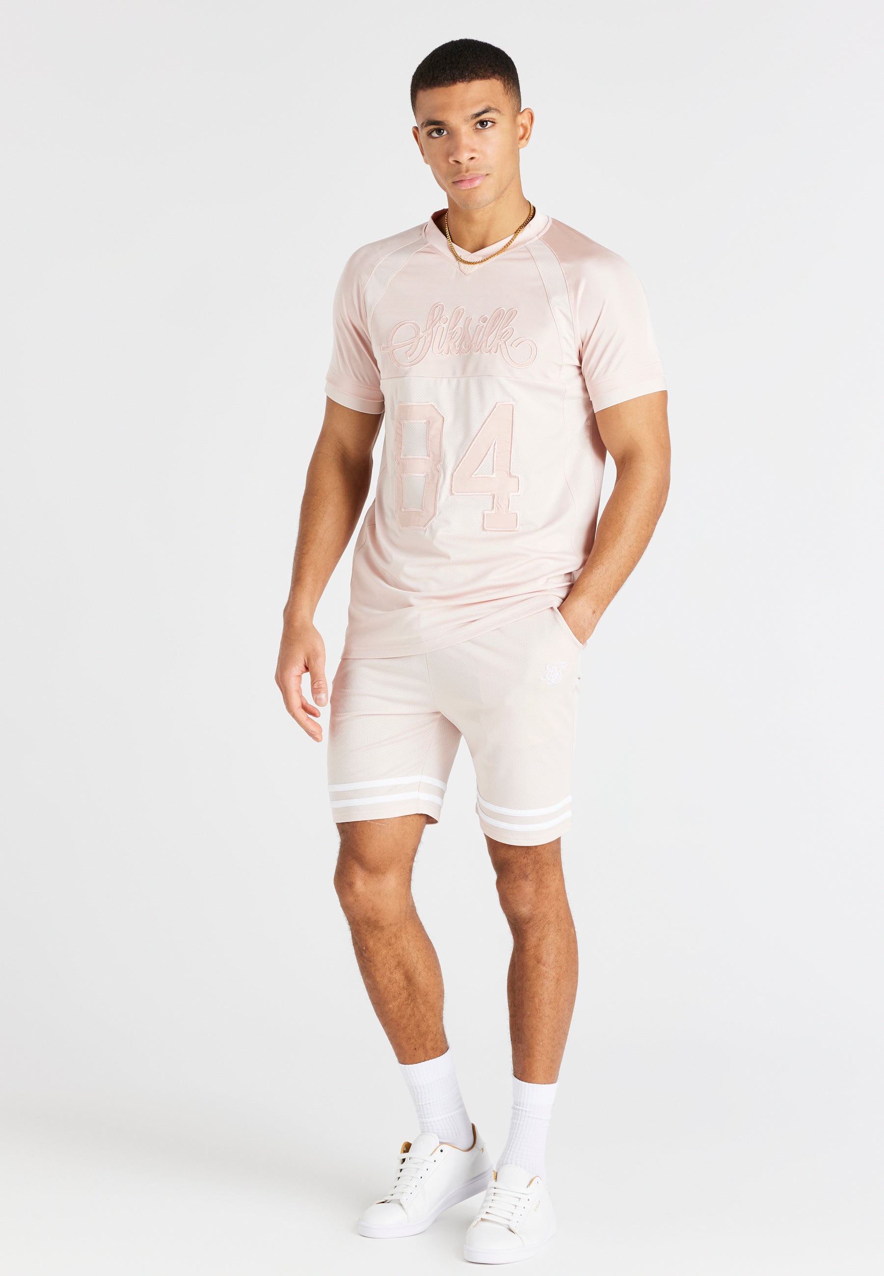 Load image into Gallery viewer, Pink Relaxed Mesh Short (2)