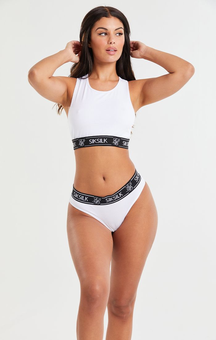 Load image into Gallery viewer, White Racerback Bralette (3)